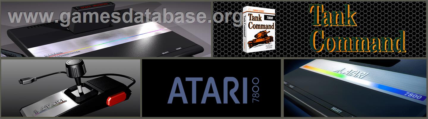 Tank Command - Atari 7800 - Artwork - Marquee