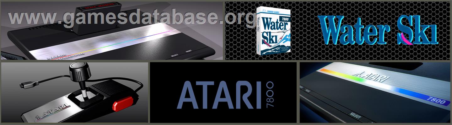 Water Ski - Atari 7800 - Artwork - Marquee