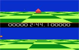 In game image of Ballblazer on the Atari 7800.