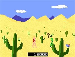 In game image of Crossbow on the Atari 7800.