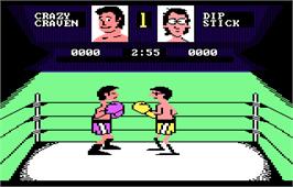 In game image of Fight Night on the Atari 7800.