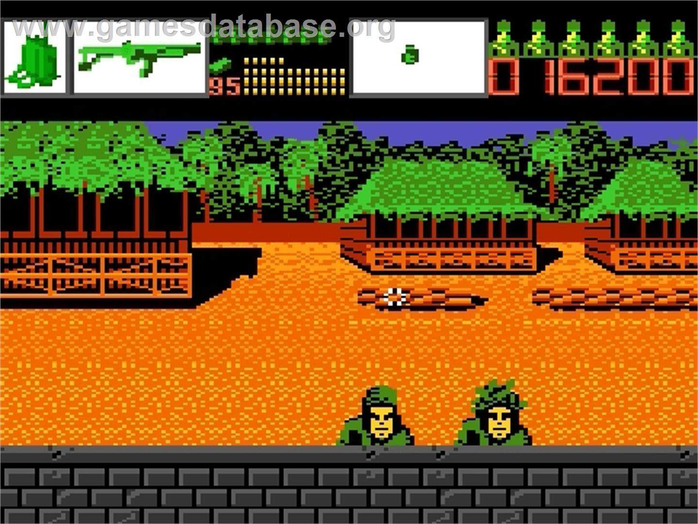 Alien Brigade - Atari 7800 - Artwork - In Game