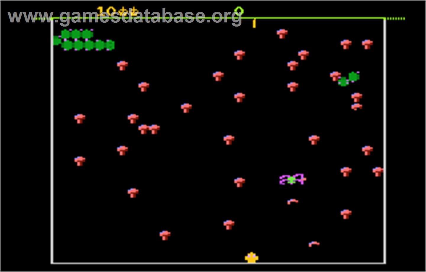 Centipede - Atari 7800 - Artwork - In Game