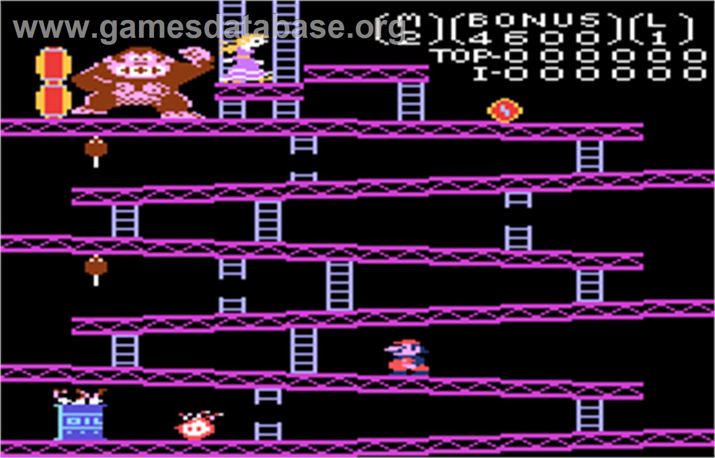 Donkey Kong - Atari 7800 - Artwork - In Game