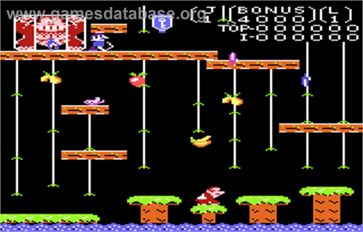 Donkey Kong Junior - Atari 7800 - Artwork - In Game