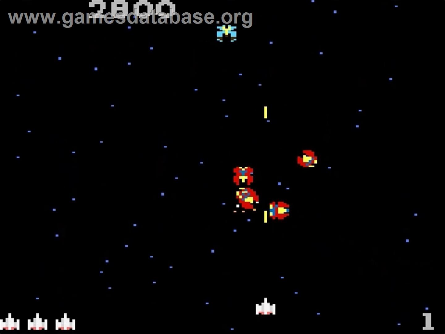 Galaga - Atari 7800 - Artwork - In Game