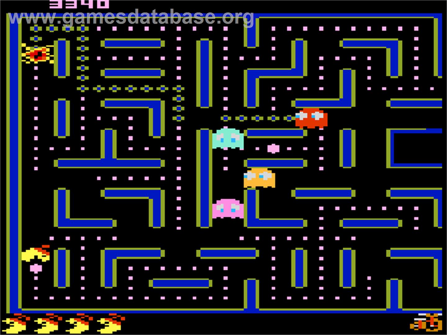 Jr Pac-Man - Atari 7800 - Artwork - In Game