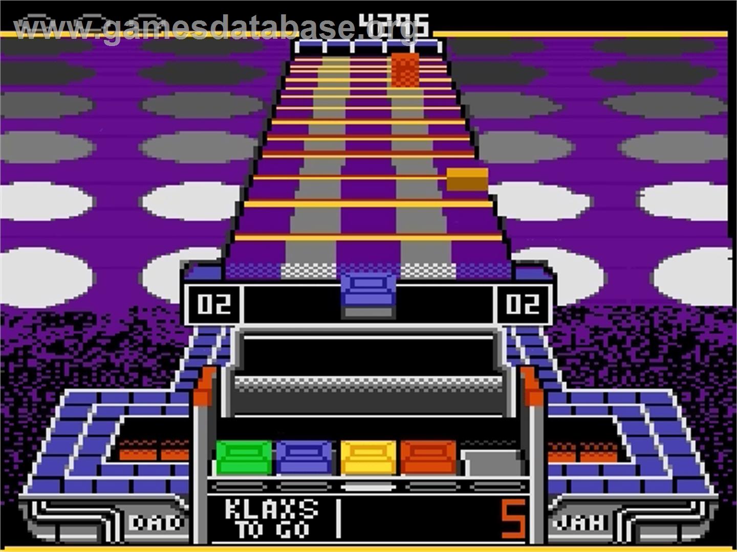 Klax - Atari 7800 - Artwork - In Game
