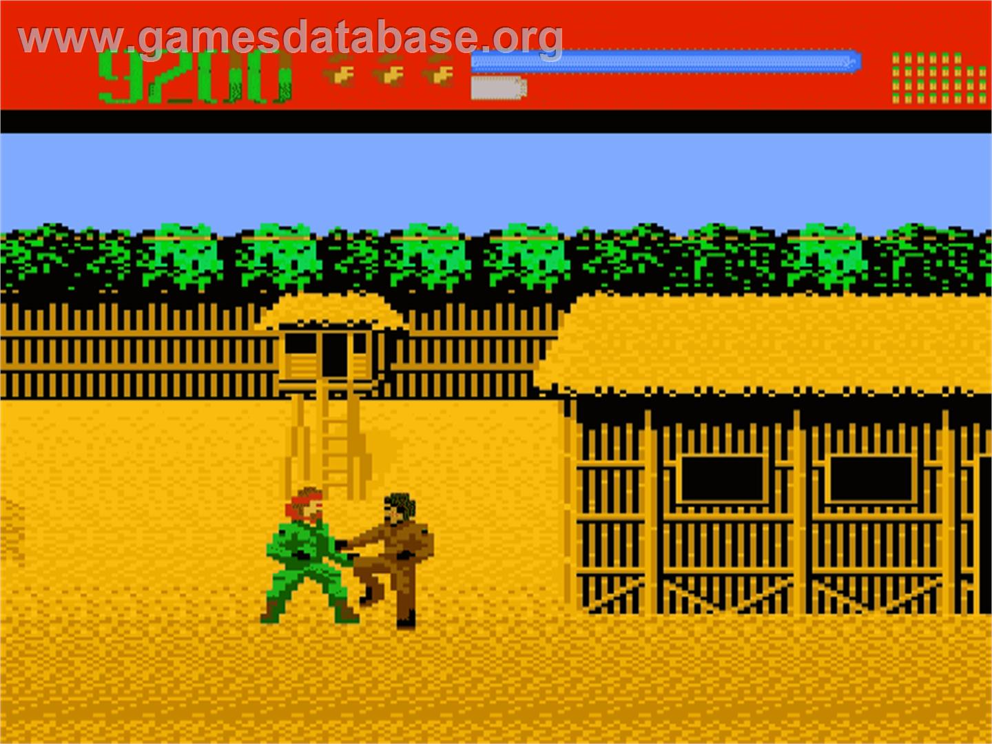 Missing In Action - Atari 7800 - Artwork - In Game