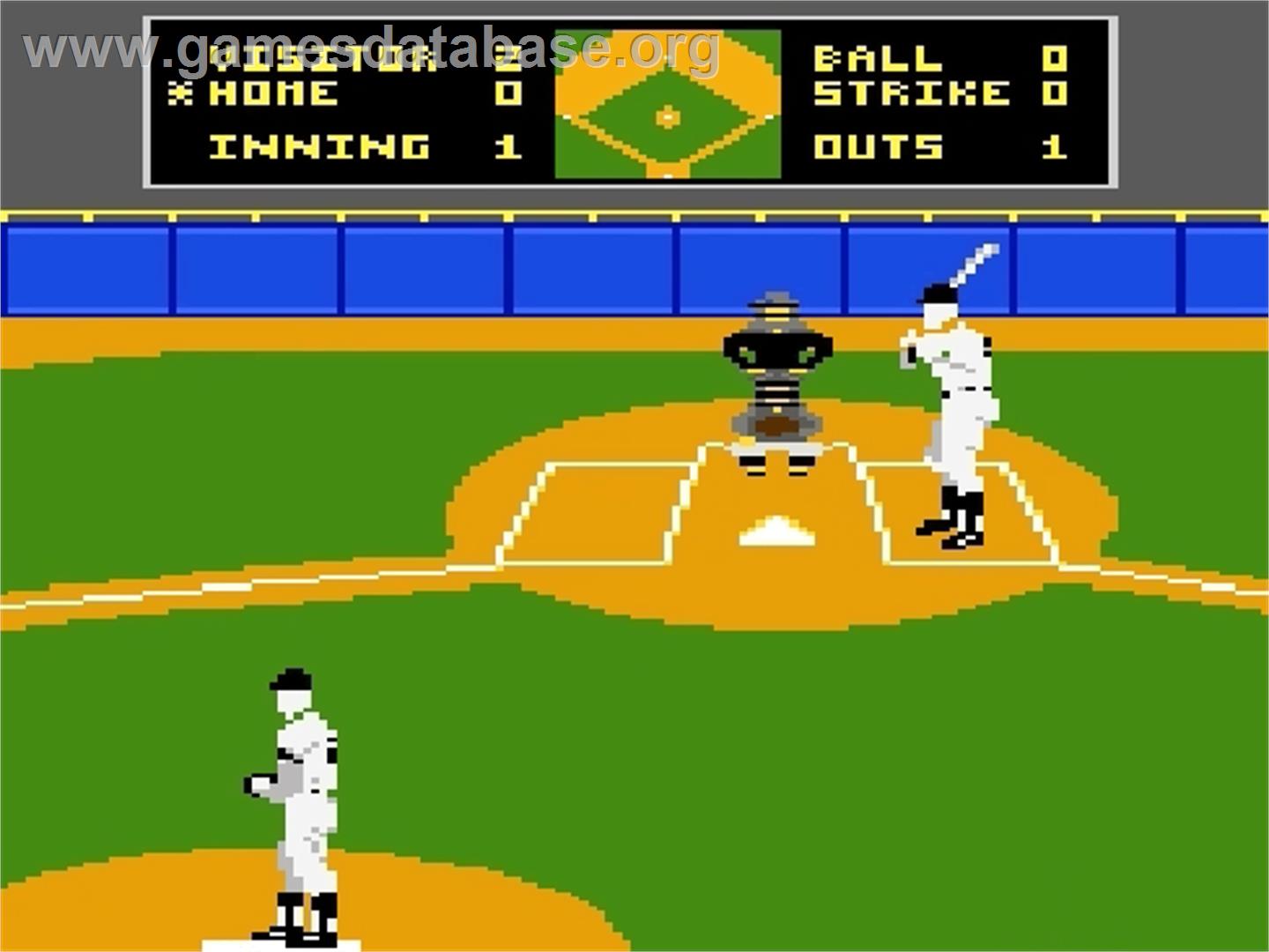 Pete Rose Baseball - Atari 7800 - Artwork - In Game