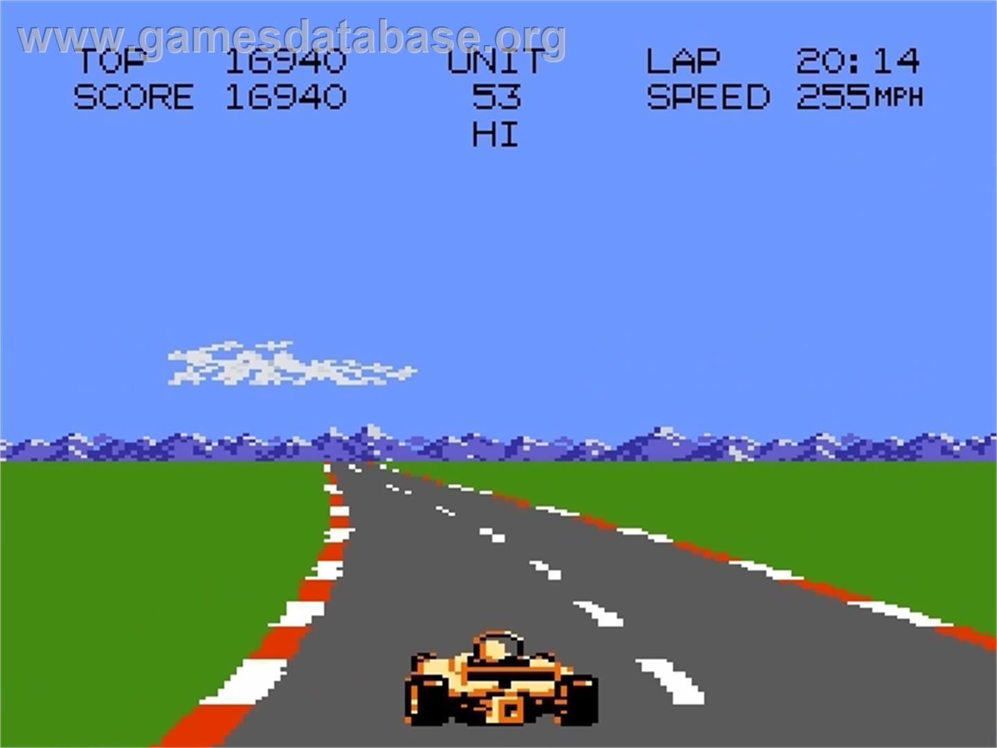 Pole Position 2 - Atari 7800 - Artwork - In Game