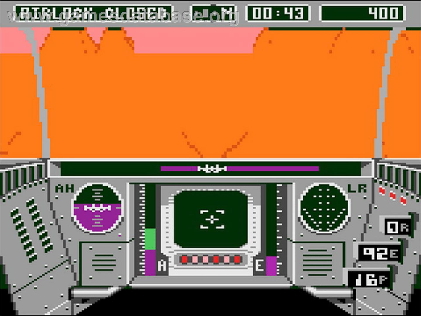Rescue on Fractalus - Atari 7800 - Artwork - In Game