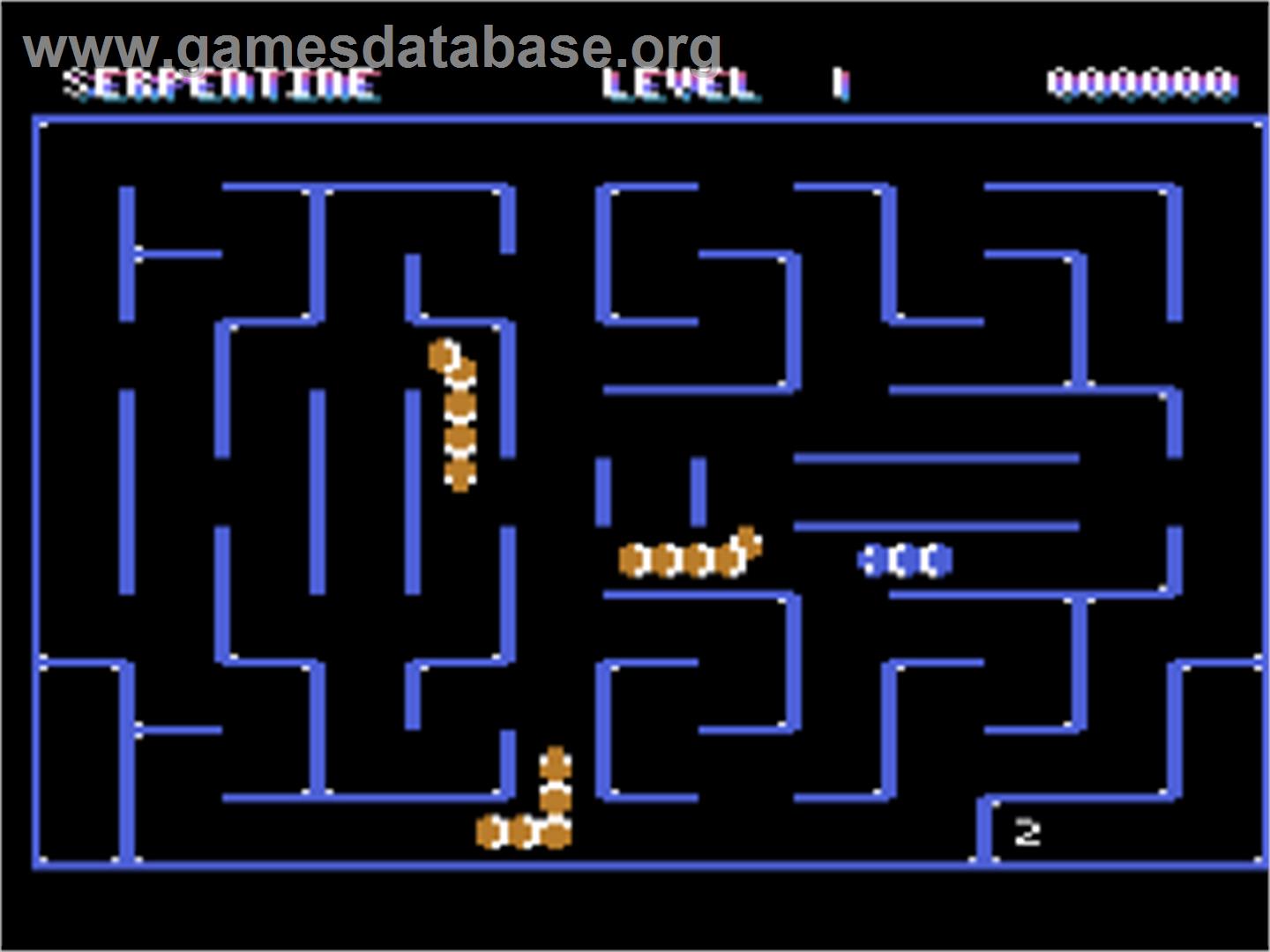 Serpentine - Atari 7800 - Artwork - In Game