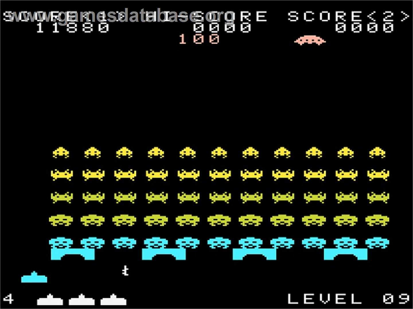 Space Invaders 7800 - Atari 7800 - Artwork - In Game