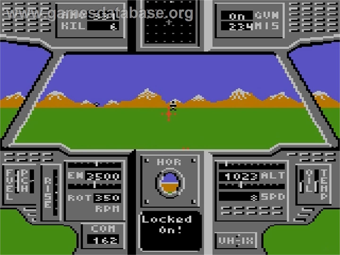 Super Huey UH-IX - Atari 7800 - Artwork - In Game
