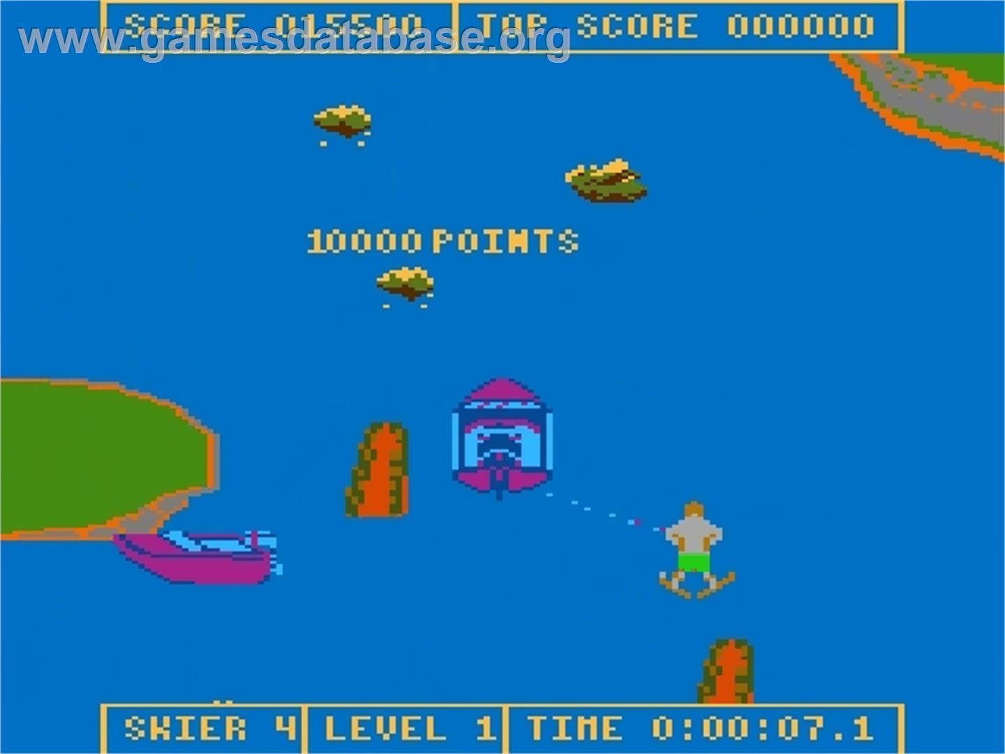 Water Ski - Atari 7800 - Artwork - In Game