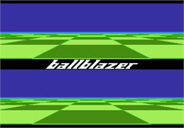 Title screen of Ballblazer on the Atari 7800.