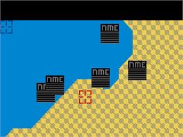 Title screen of Rampart on the Atari 7800.