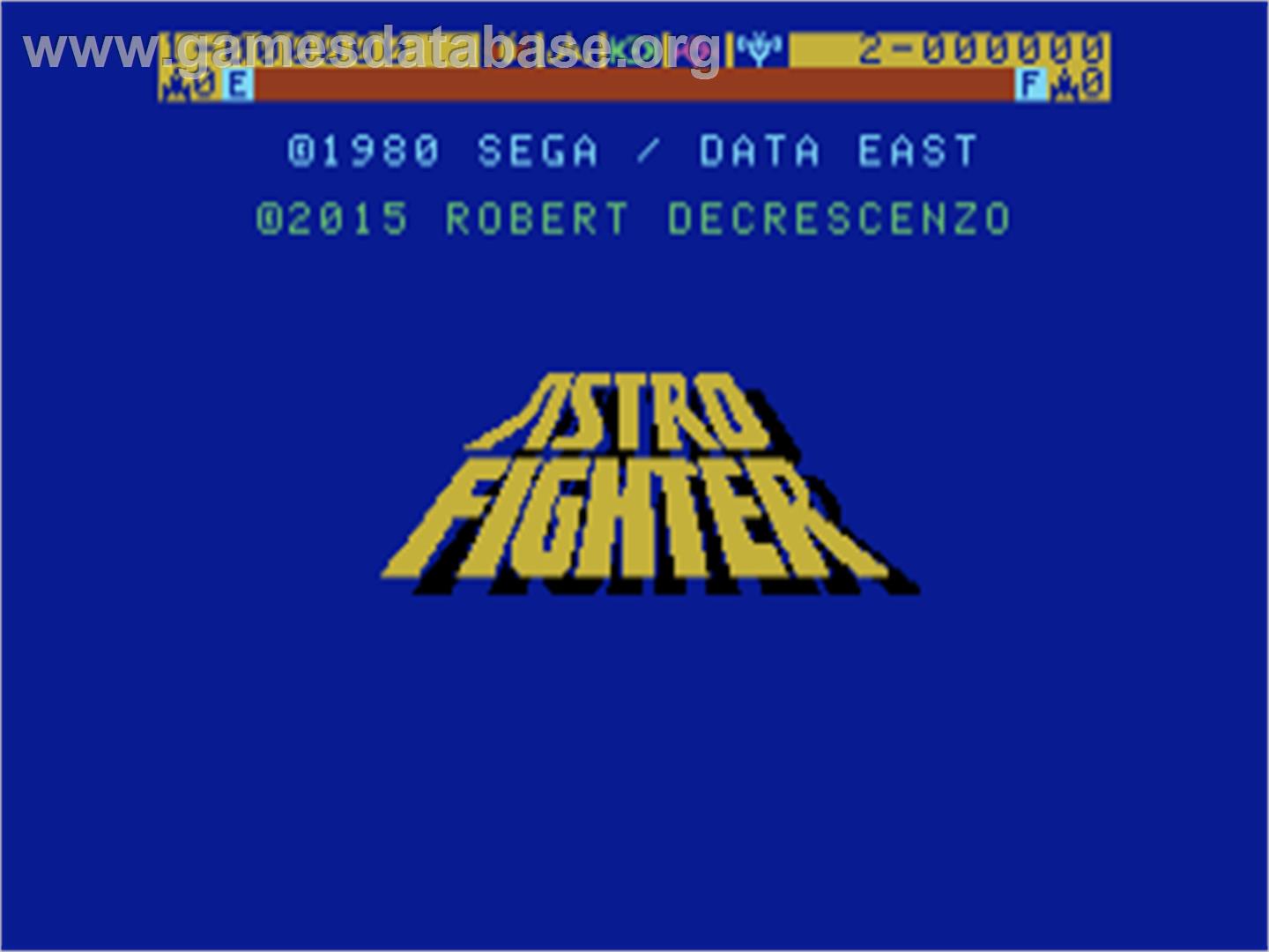 Astro Fighter - Atari 7800 - Artwork - Title Screen