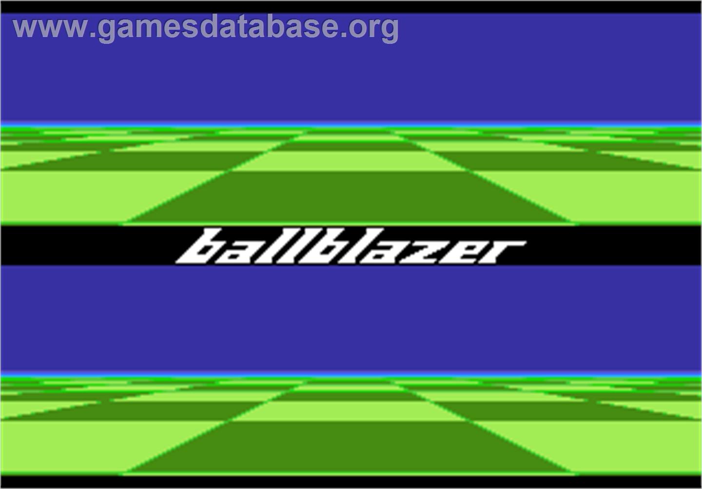 Ballblazer - Atari 7800 - Artwork - Title Screen