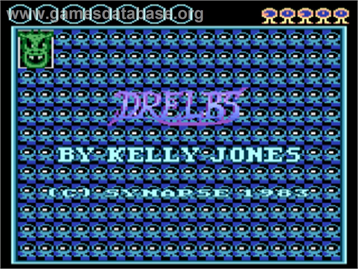 Drelbs - Atari 7800 - Artwork - Title Screen