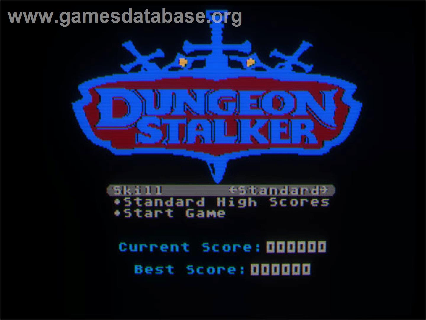 Dungeon Stalker - Atari 7800 - Artwork - Title Screen