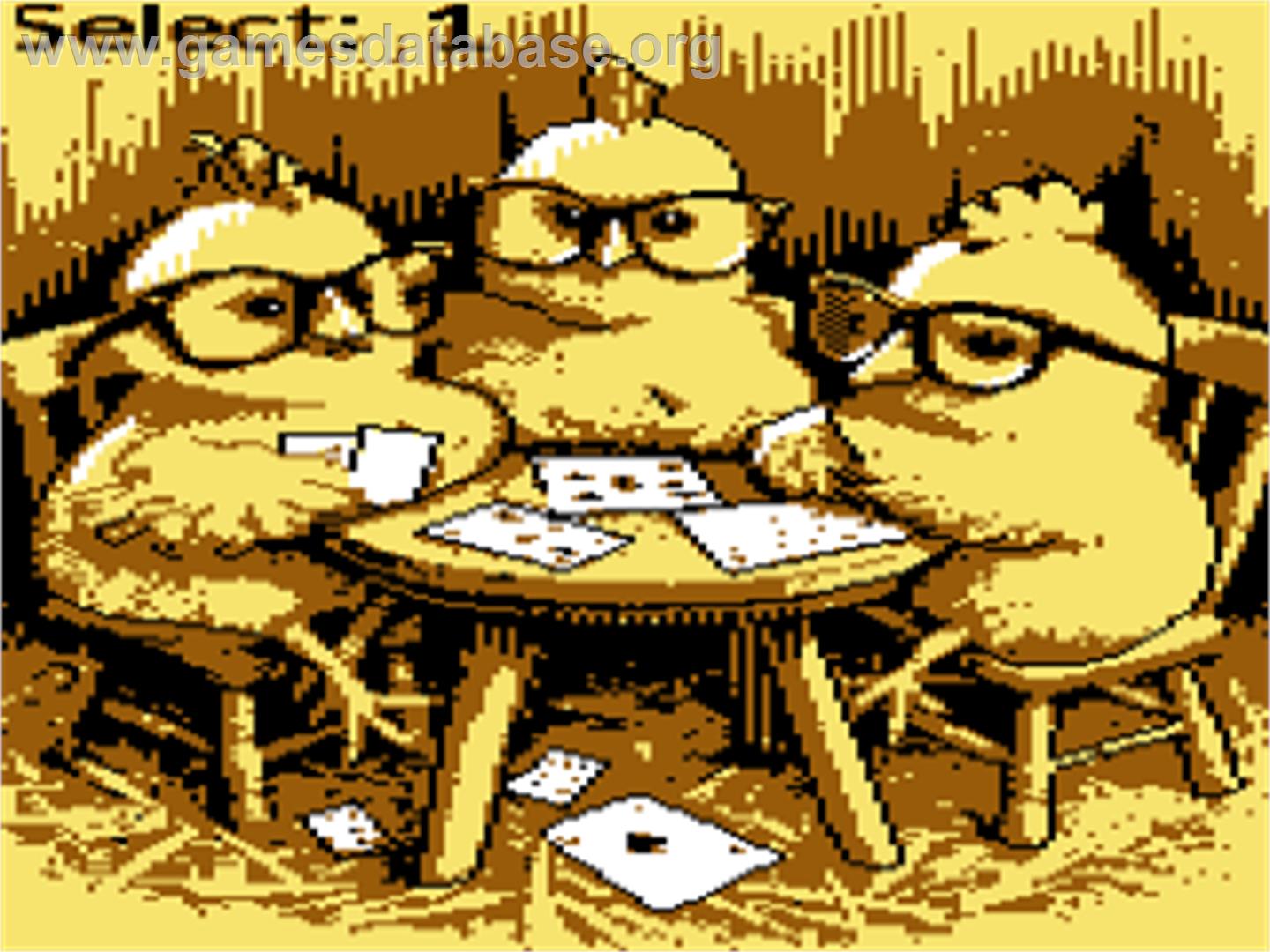 Easter Klondike Solitaire - Atari 7800 - Artwork - Title Screen