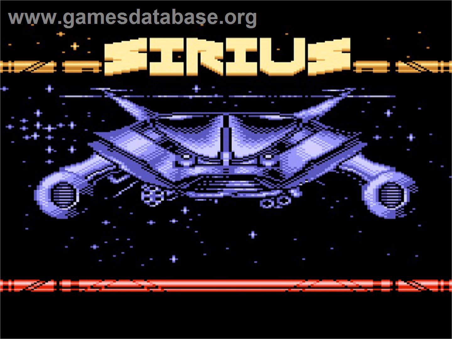 Sirius - Atari 7800 - Artwork - Title Screen