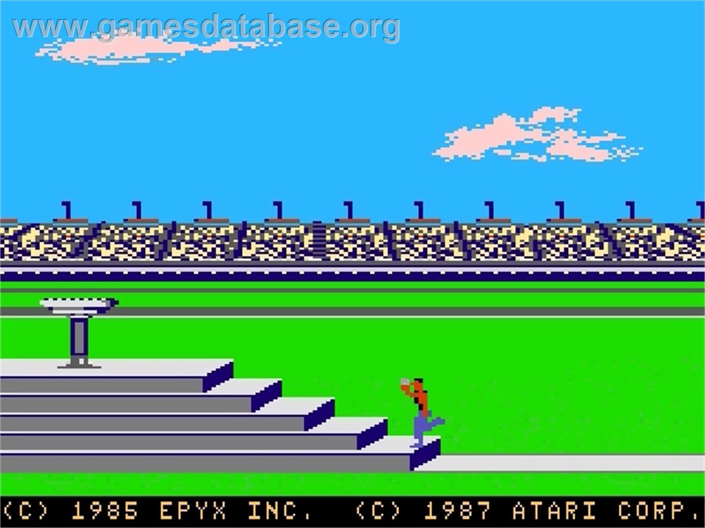 Summer Games - Atari 7800 - Artwork - Title Screen