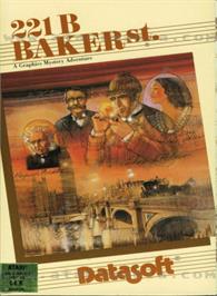 Box cover for 221 B Baker St. on the Atari 8-bit.