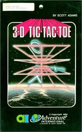Box cover for 3-D Tic-Tac-Toe on the Atari 8-bit.