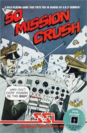 Box cover for 50 Mission Crush on the Atari 8-bit.