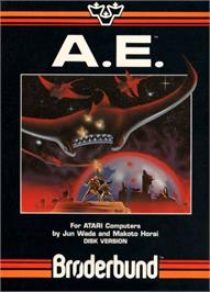 Box cover for A.e. on the Atari 8-bit.