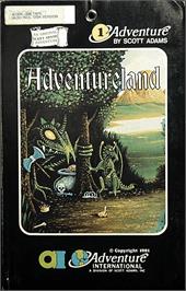 Box cover for Adventureland on the Atari 8-bit.