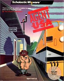 Box cover for Agent USA on the Atari 8-bit.