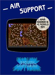 Box cover for Air Support on the Atari 8-bit.