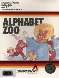 Box cover for Alphabet Zoo on the Atari 8-bit.