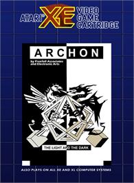 Box cover for Archon: The Light and the Dark on the Atari 8-bit.