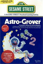 Box cover for Astro-Grover on the Atari 8-bit.