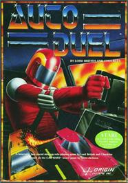 Box cover for AutoDuel on the Atari 8-bit.
