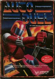 Box cover for Auto Duel on the Atari 8-bit.