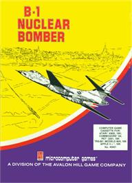 Box cover for B-1 Nuclear Bomber on the Atari 8-bit.