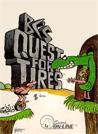 Box cover for BC's Quest for Tires on the Atari 8-bit.
