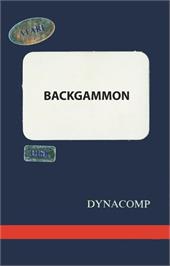 Box cover for Backgammon on the Atari 8-bit.
