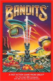 Box cover for Bandits on the Atari 8-bit.