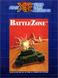Box cover for BattleZone on the Atari 8-bit.