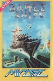 Box cover for Battle Ships on the Atari 8-bit.