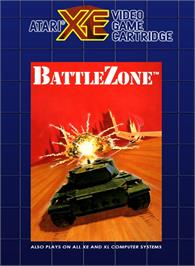 Box cover for Battle Zone on the Atari 8-bit.