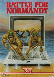 Box cover for Battle for Normandy on the Atari 8-bit.