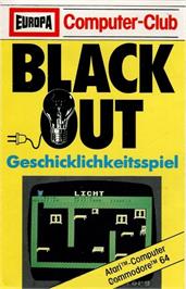 Box cover for Black Out on the Atari 8-bit.